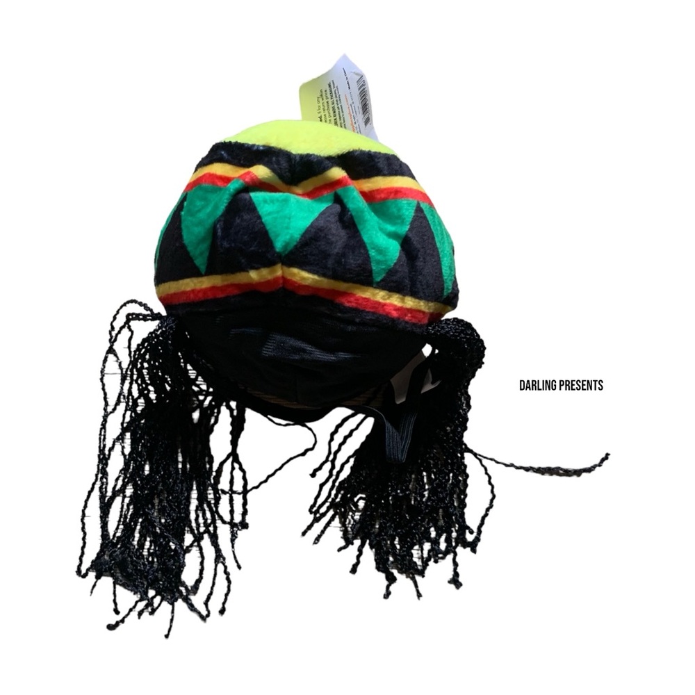 Pet Supplies Plus Rasta Dreadlocks Hat Dog Color Multi Size L/XL
